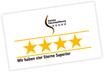 Wir haben 4 Sterne Superior
